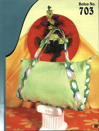 تفصيل شنط بالباتروون من الالف للياء CREANDO IDEAS BOLSOS N§ 43 009